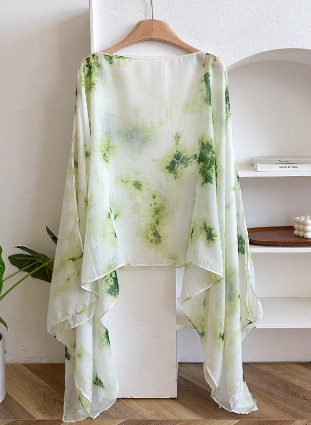 PLAŻOWA NARZUTKA tie dye