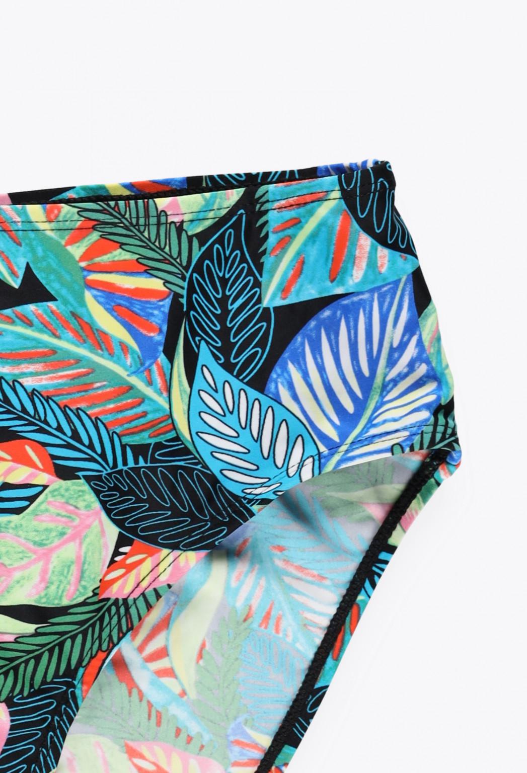 DÓŁ BIKINI TROPICAL PRINT