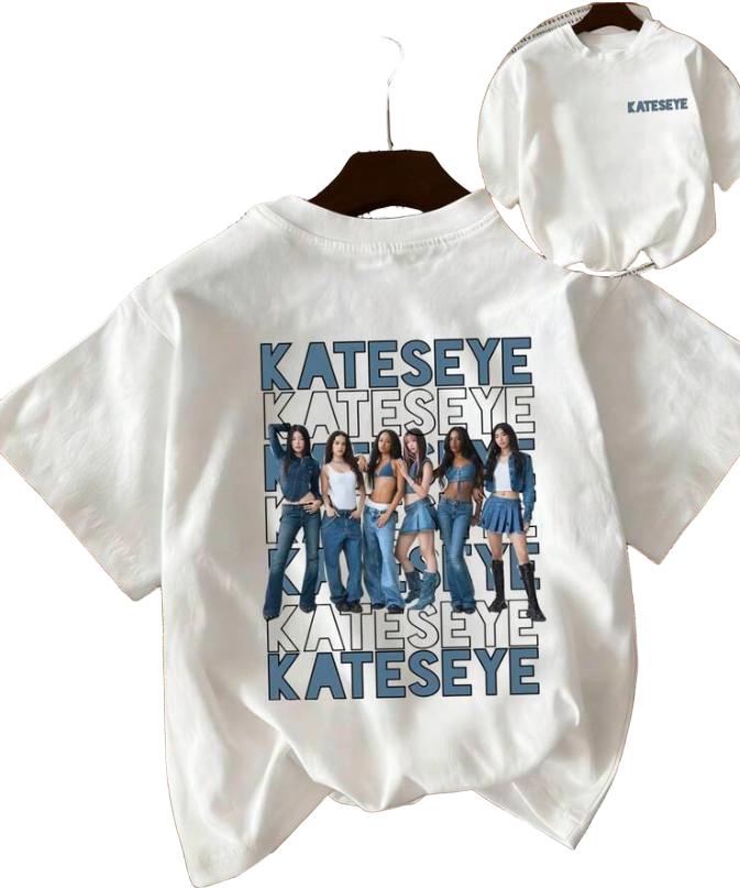 BIAŁY T-SHIRT NADRUK