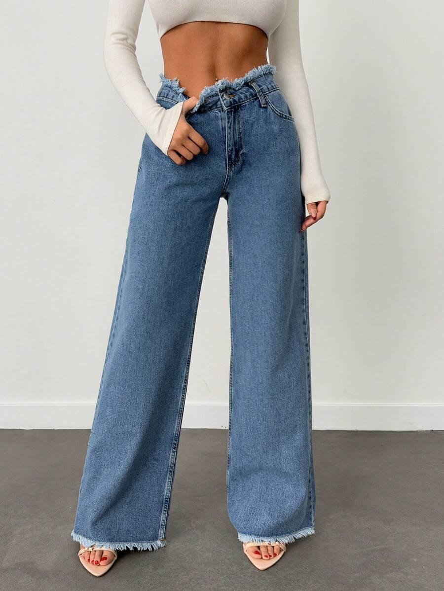NIEBIESKIE SPODNIE JEANS