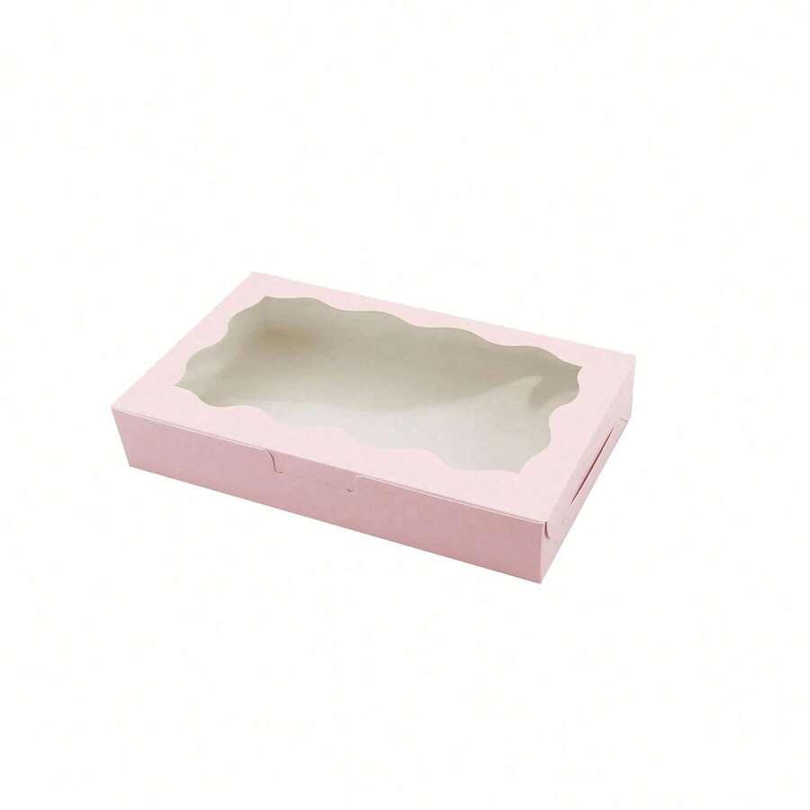 różowe pudełko na ciasto 10-pack