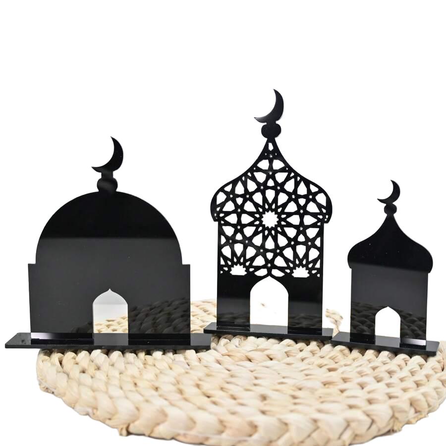 czarna dekoracja 3-pack