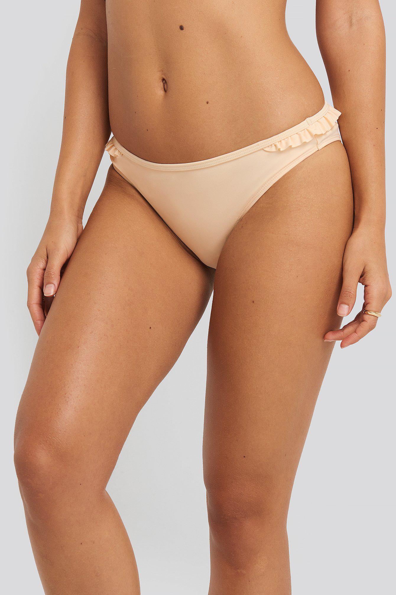 dół od bikini falbanki