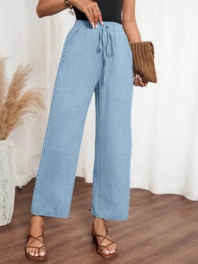 NIEBIESKIE SPODNIE CASUAL
