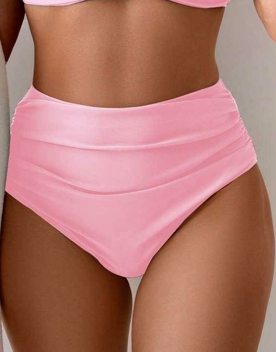 różowy dół od bikini