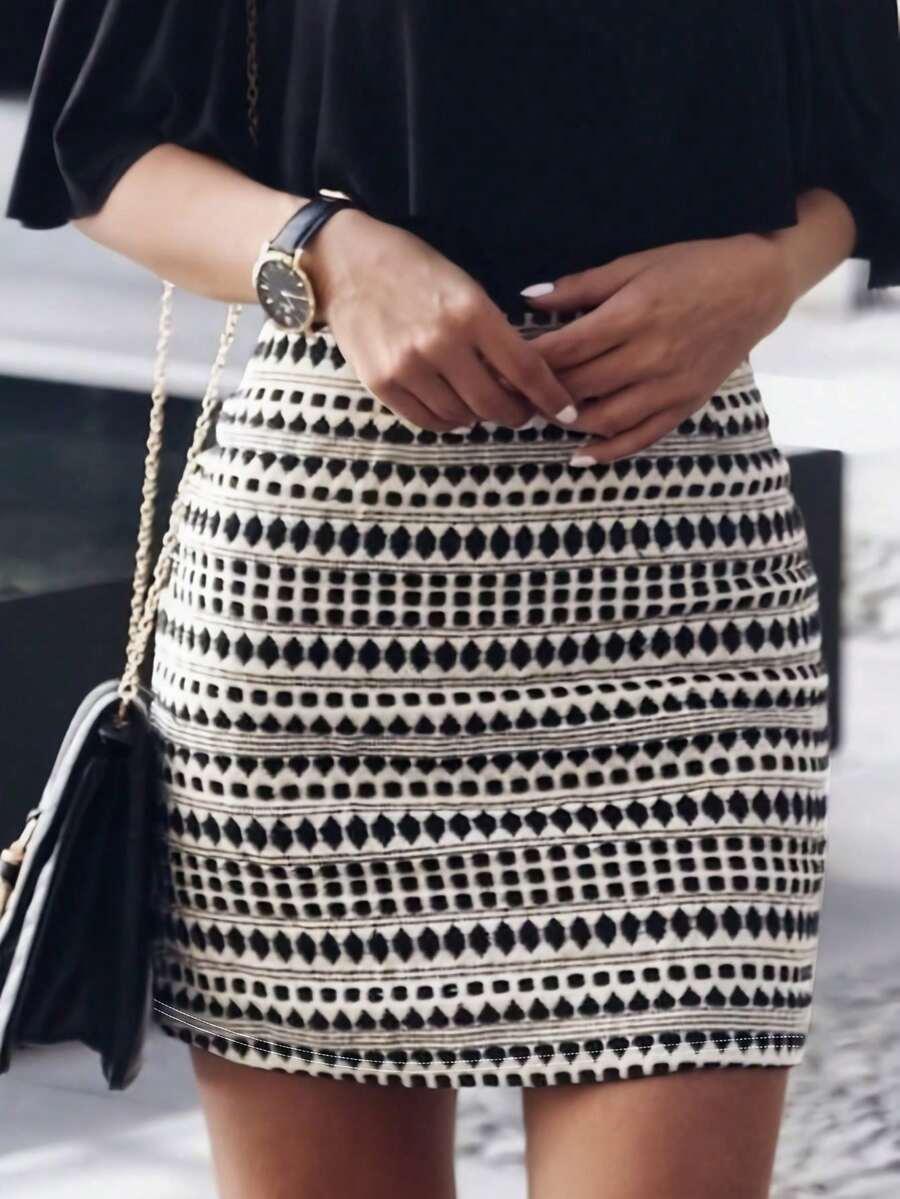 mini spódnica wzór