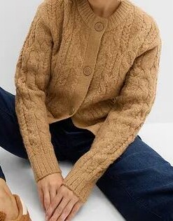 SWETER DAMSKI PLUS SIZE OKRĄGŁY DEKOLT DOPASOWANY FASON DŁUGI