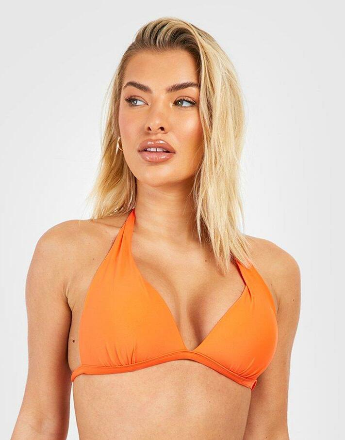 pomarańczowa góra od bikini wiązanie