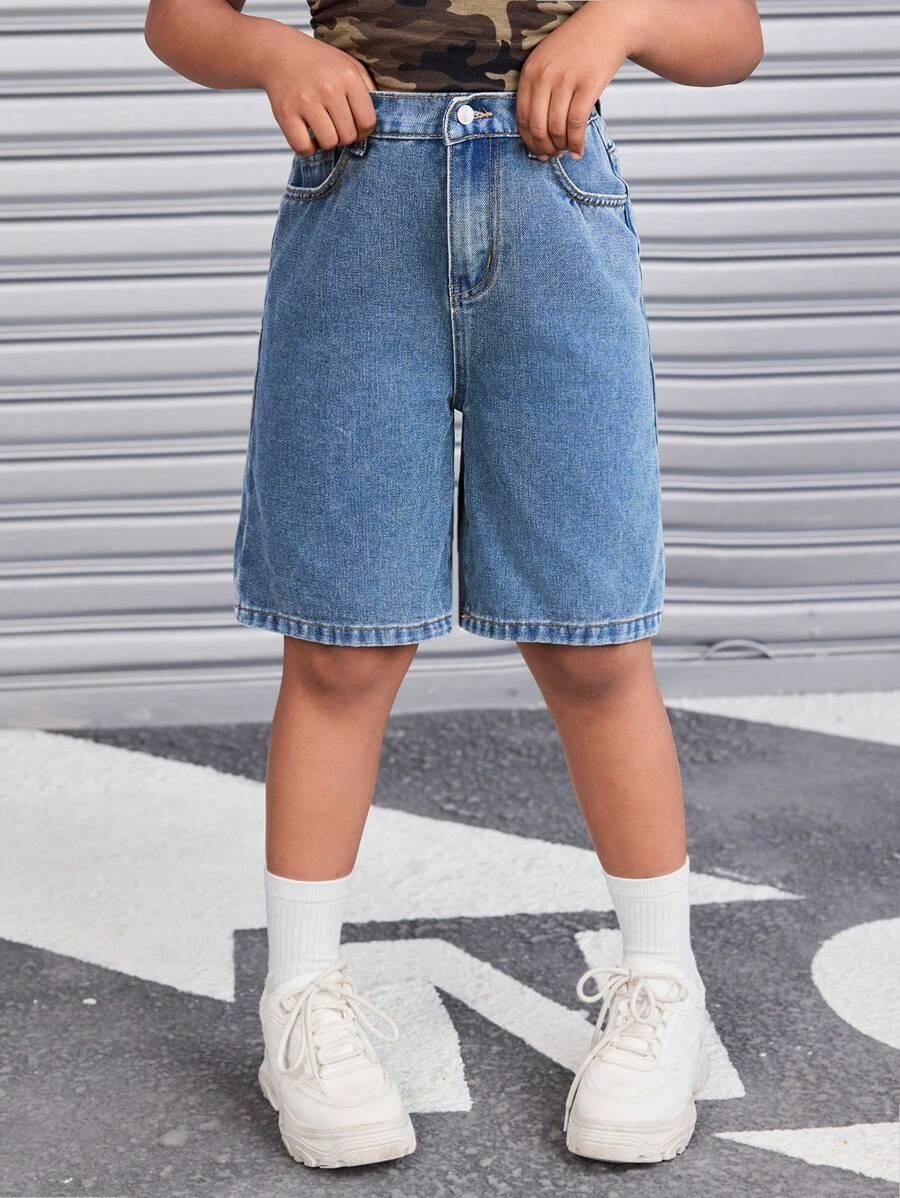 NIEBIESKIE SPODENKI JEANS