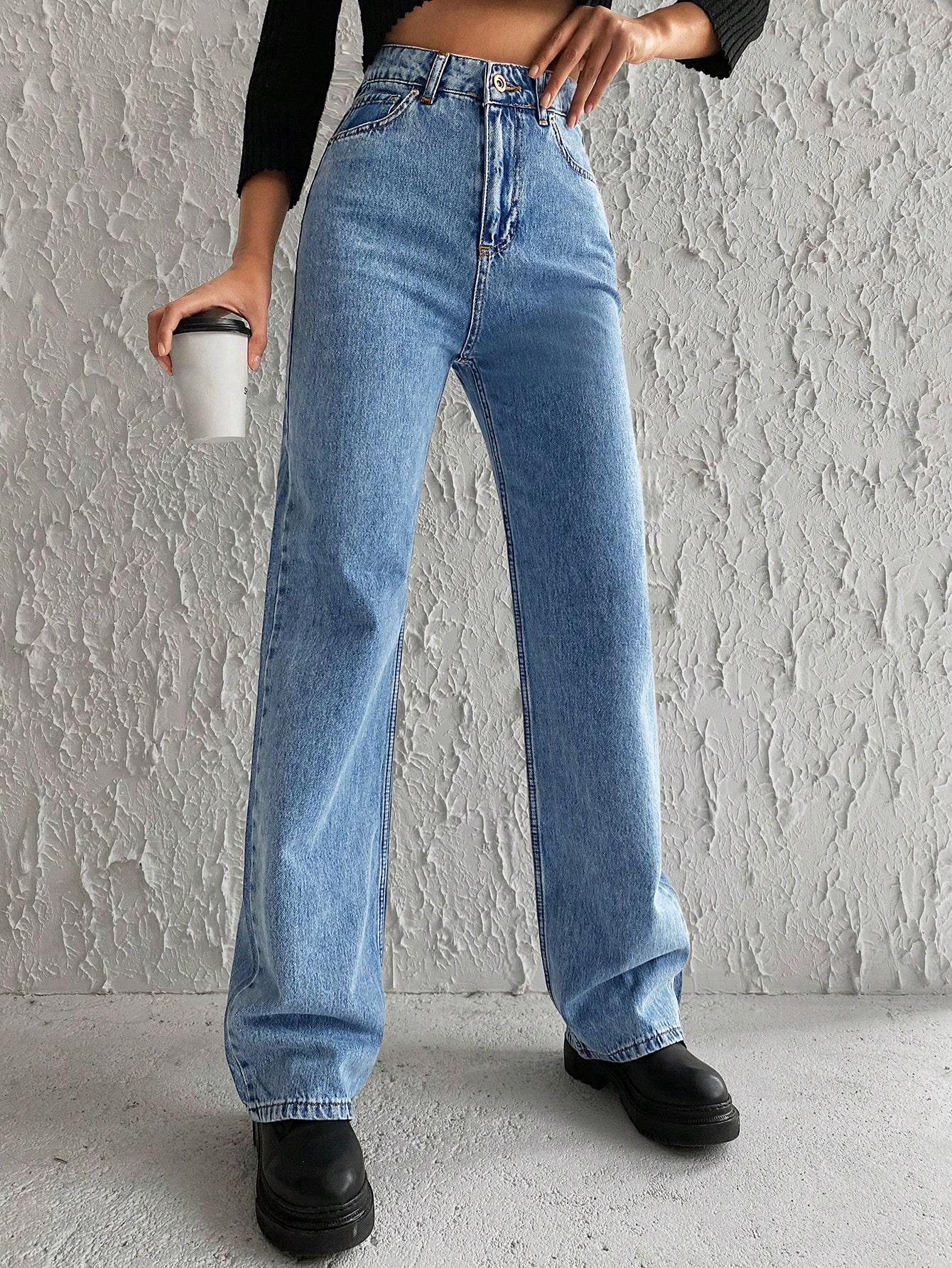 spodnie jeans PROSTA NOGAWKa