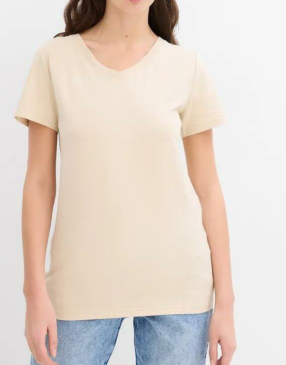 BAWEŁNIANY T-SHIRT DAMSKI