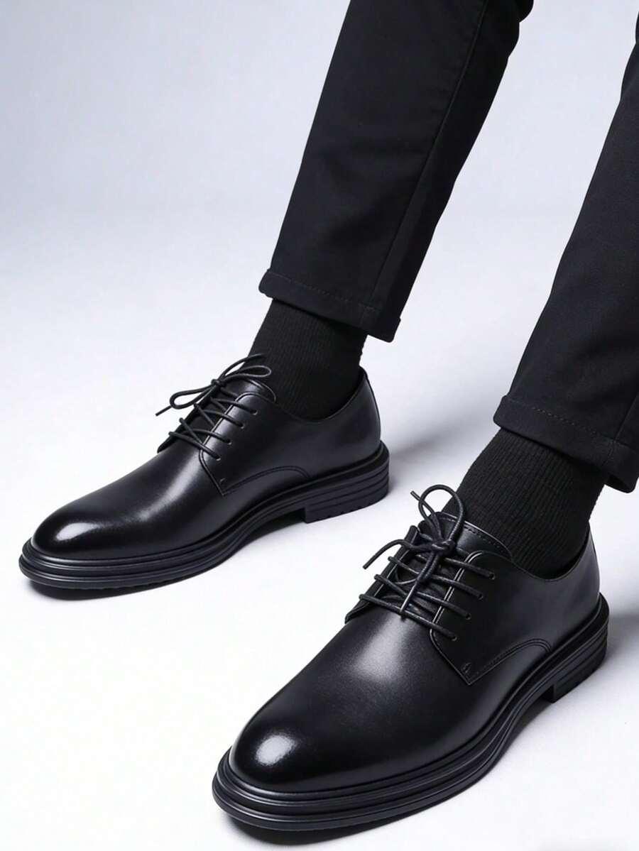 CZARNE BUTY IMITACJA SKÓRY