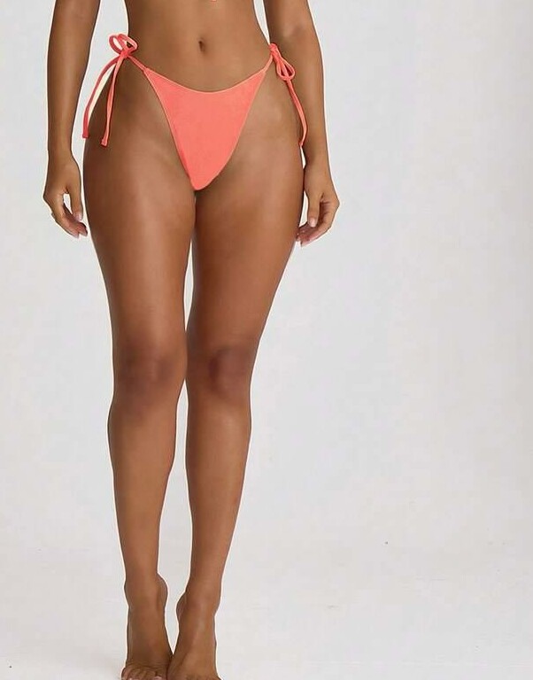 POMARAŃCZOWY DÓŁ OD BIKINI WIĄZANIE