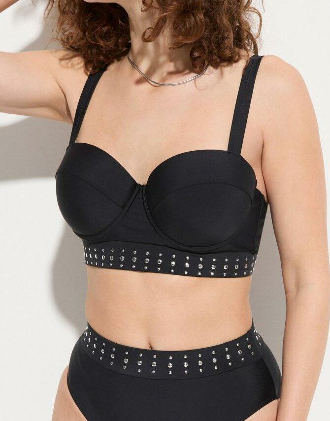 GÓRA OD BIKINI ZE ZDOBIENIEM