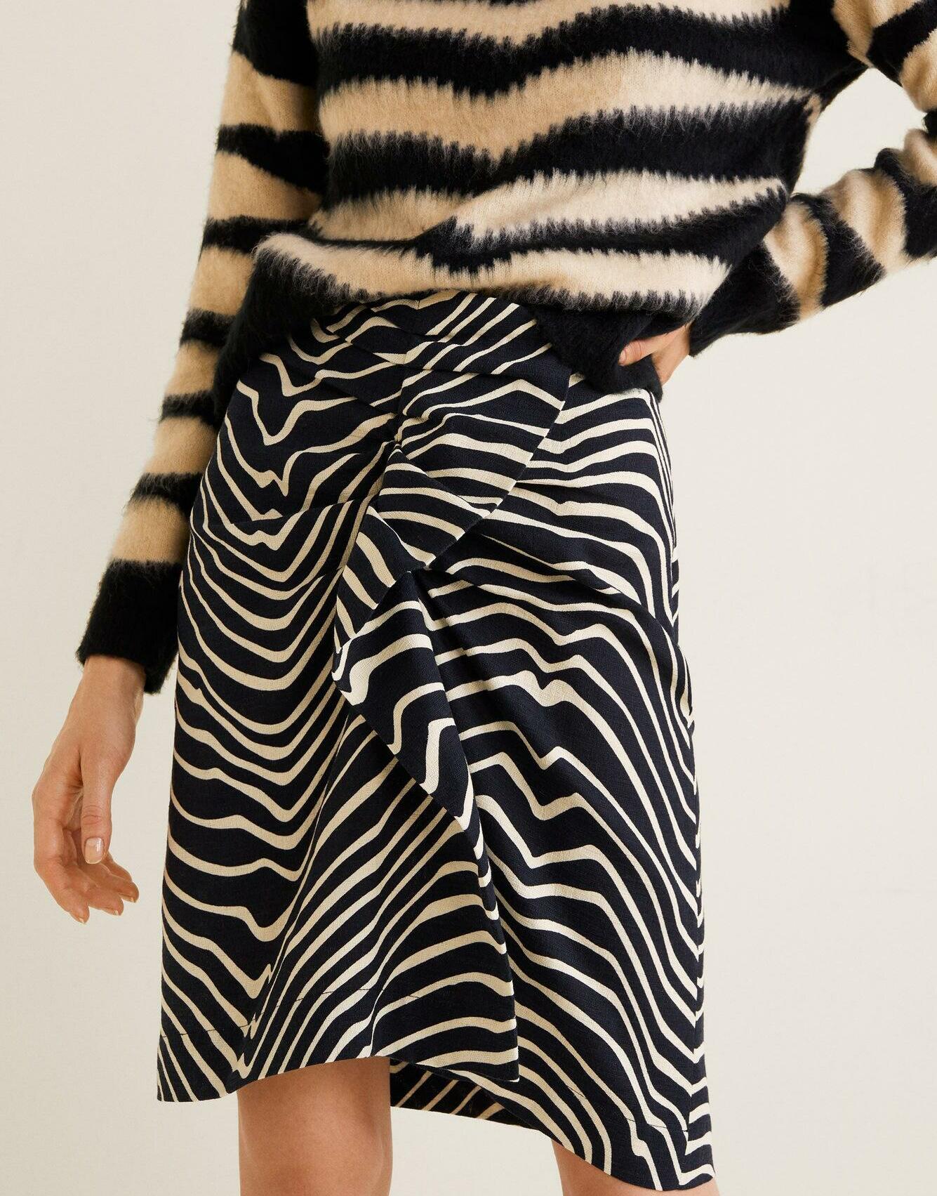 SPÓDNICA ZEBRA PRINT