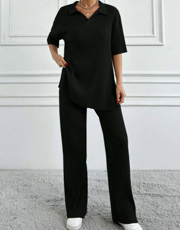 CZARNE SPODNIE CASUAL