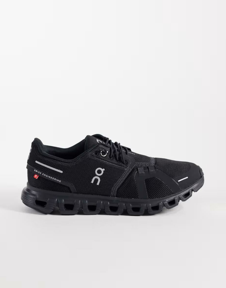 sznurowane czarne buty sportowe  Cloud 6
