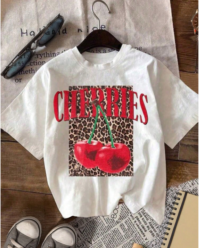 T-SHIRT DAMSKI Z NADRUKIEM