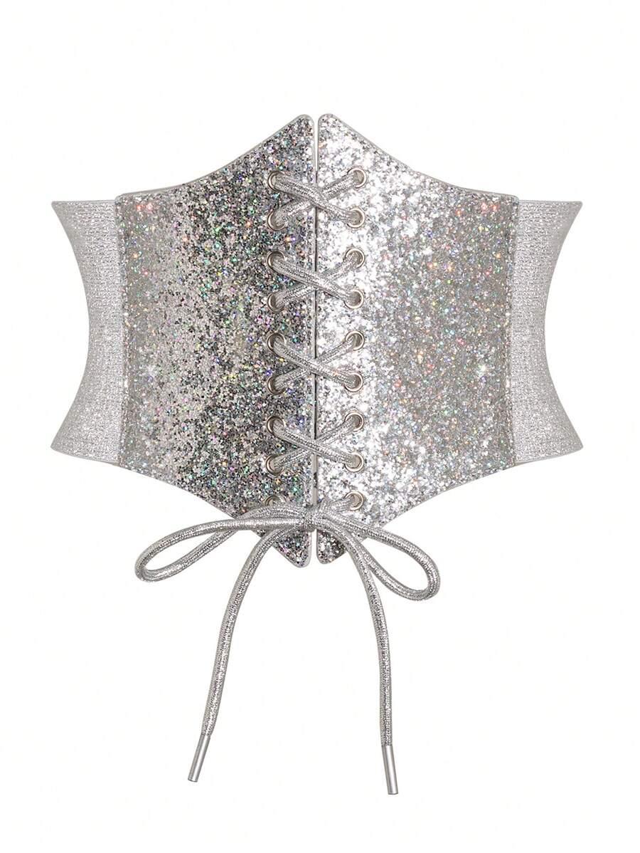 srebrny pasek zdobienie