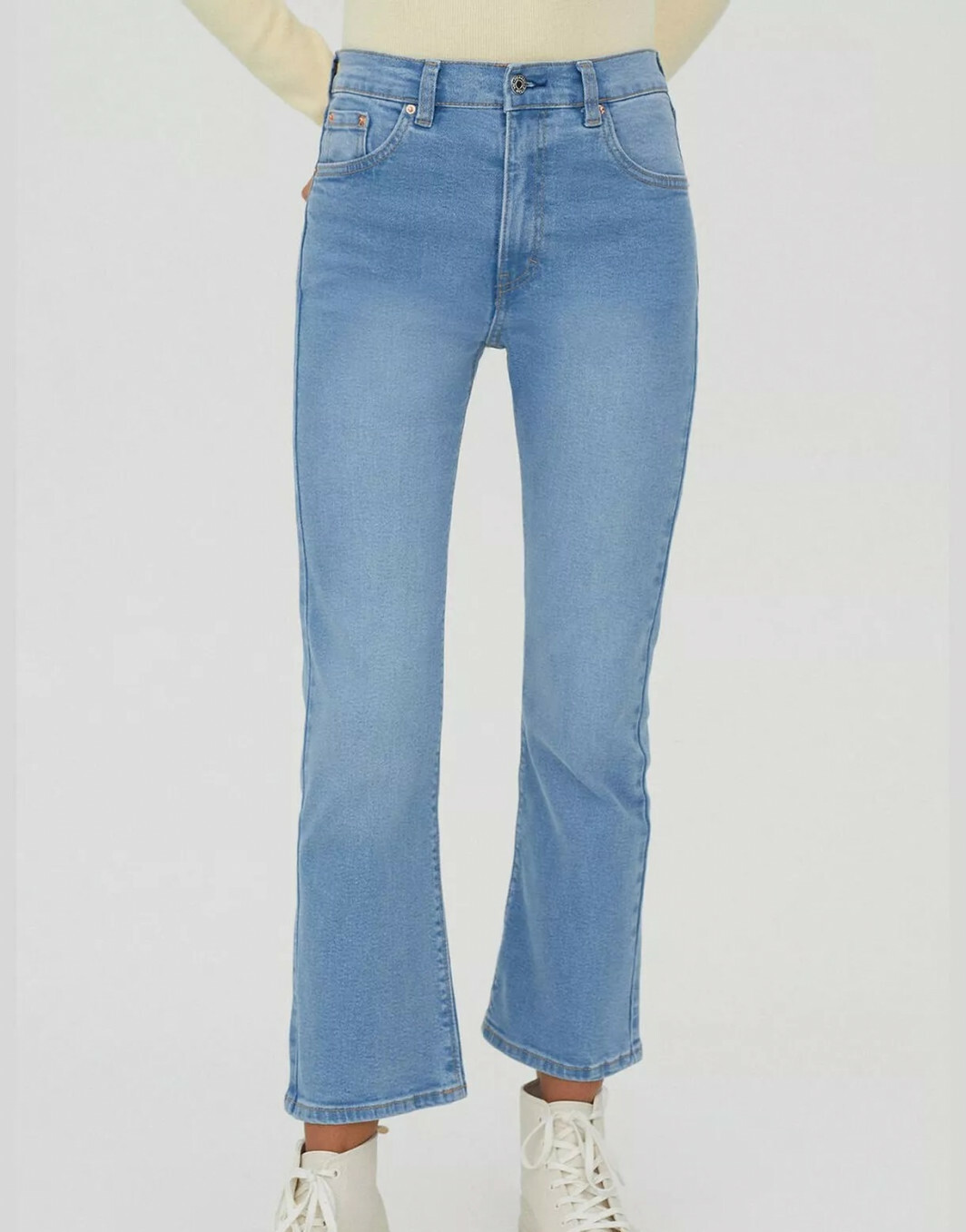 SPODNIE JEANS 7/8