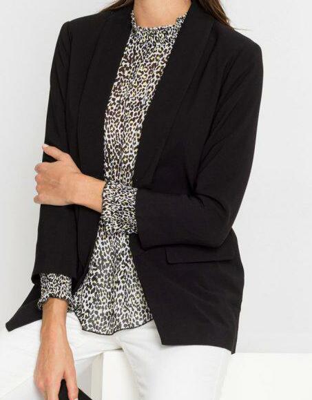 CZARNA MARYNARKA OVERSIZE