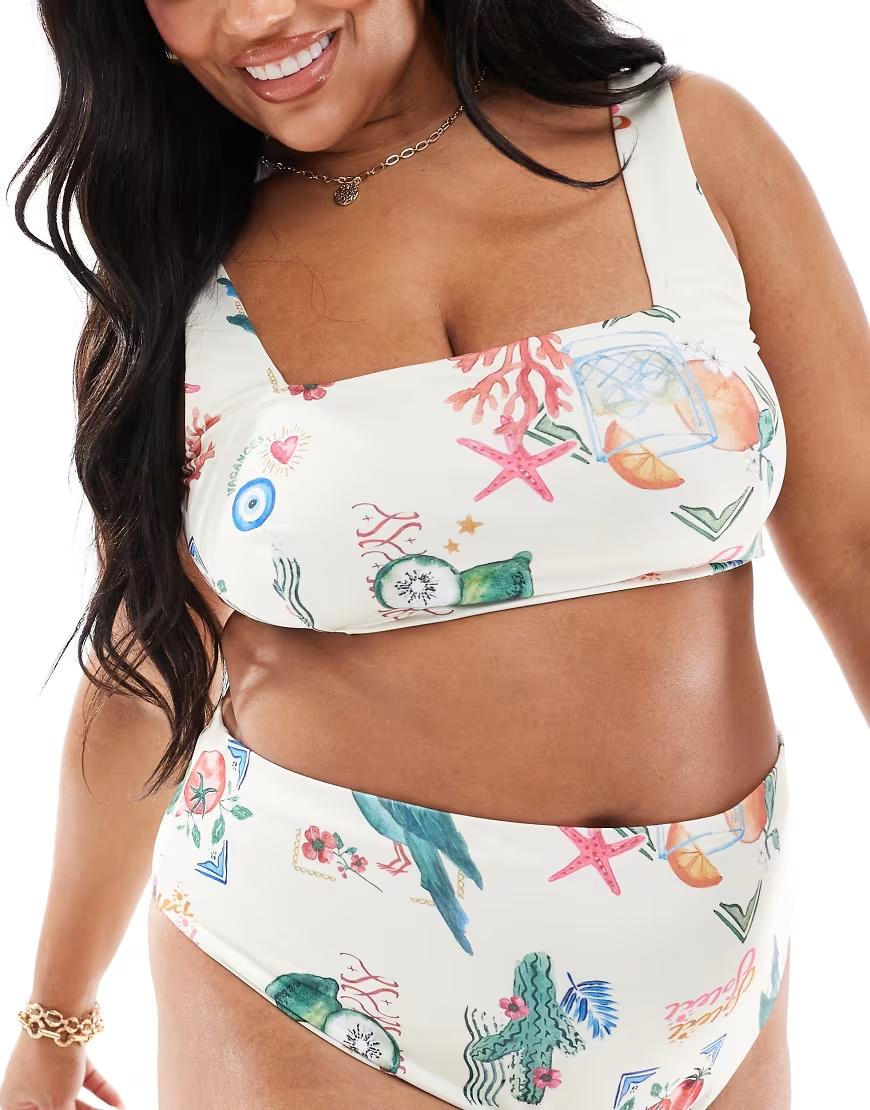 GÓRA OD BIKINI PRINT