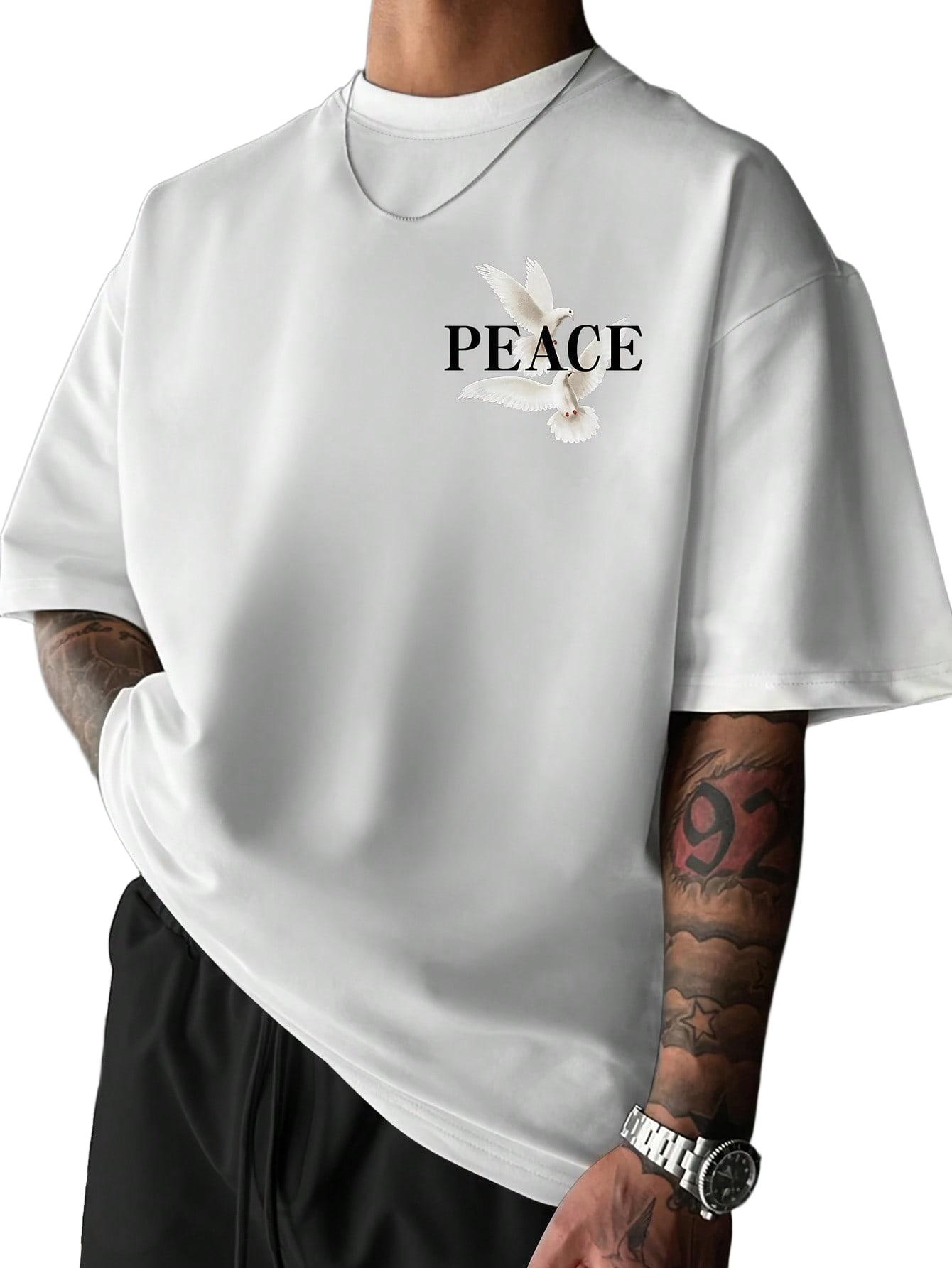 T-SHIRT MĘSKI  Z NADRUKIEM