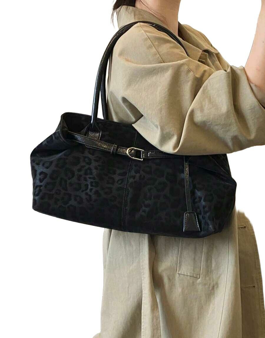 CZARNA TOREBKA ANIMAL PRINT