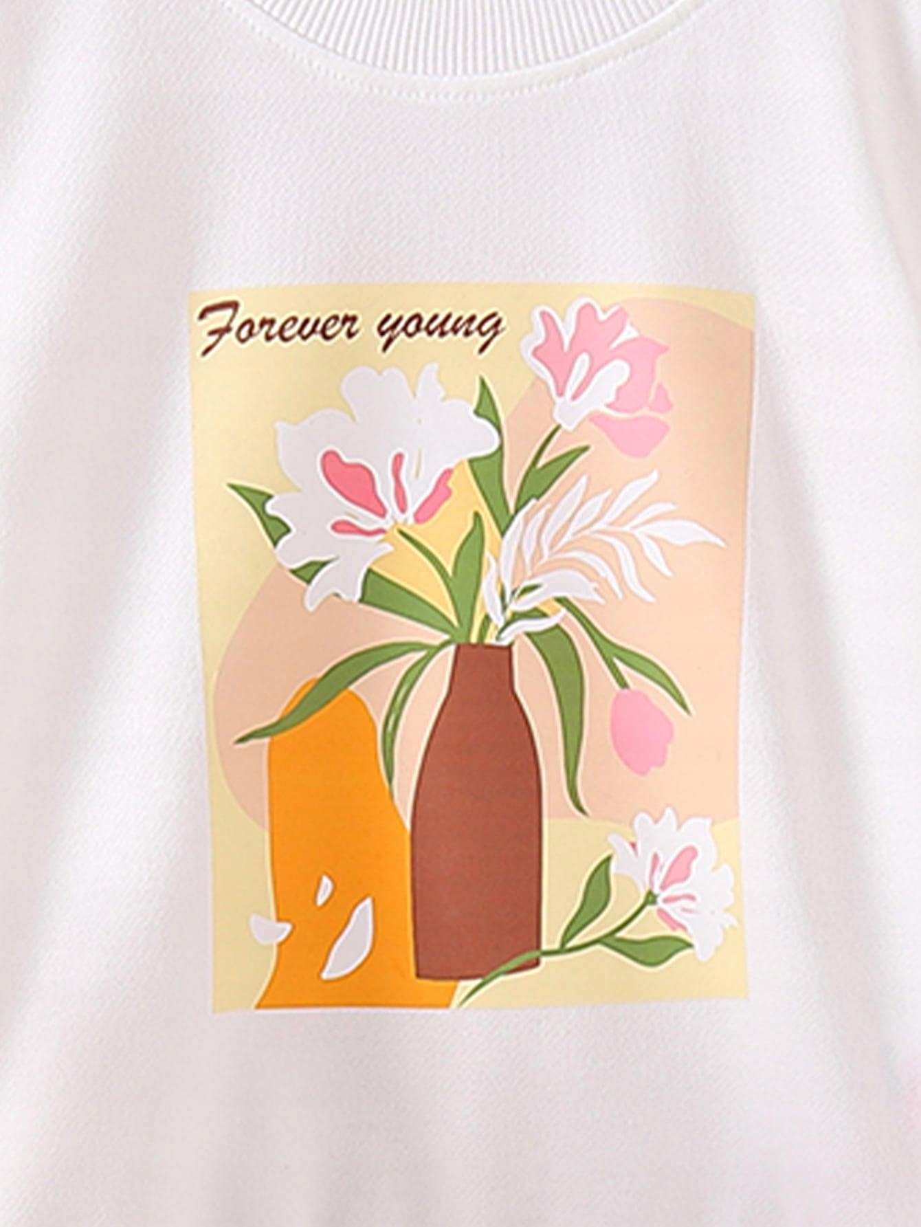 BIAŁA BLUZA PRINT