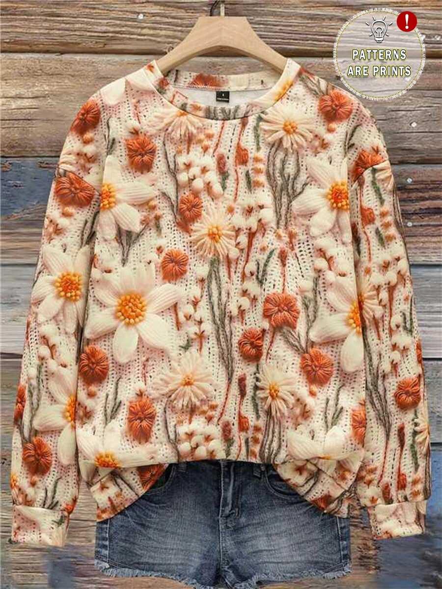BLUZA DŁUGI RĘKAW PRINT