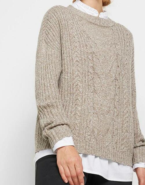 SWETER W WARKOCZE