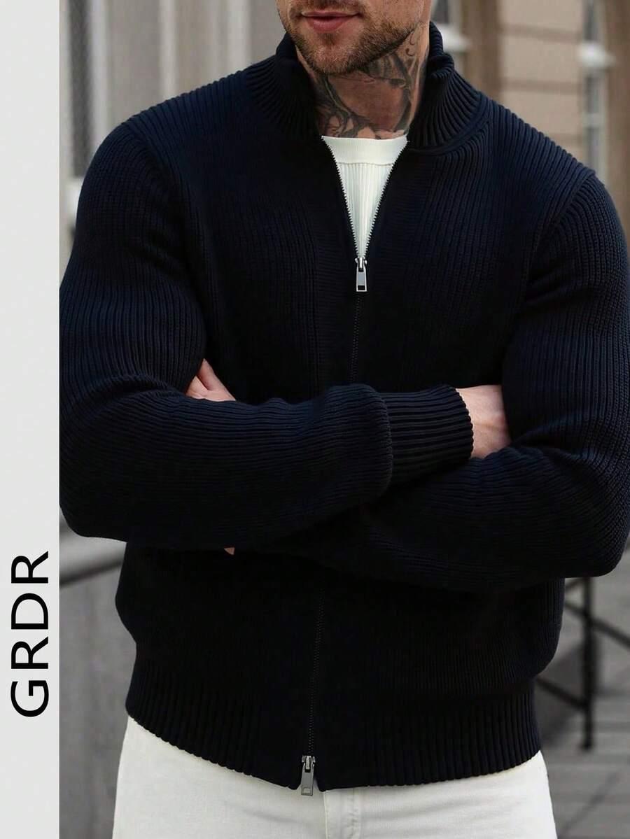 czarny dzianinowy sweter