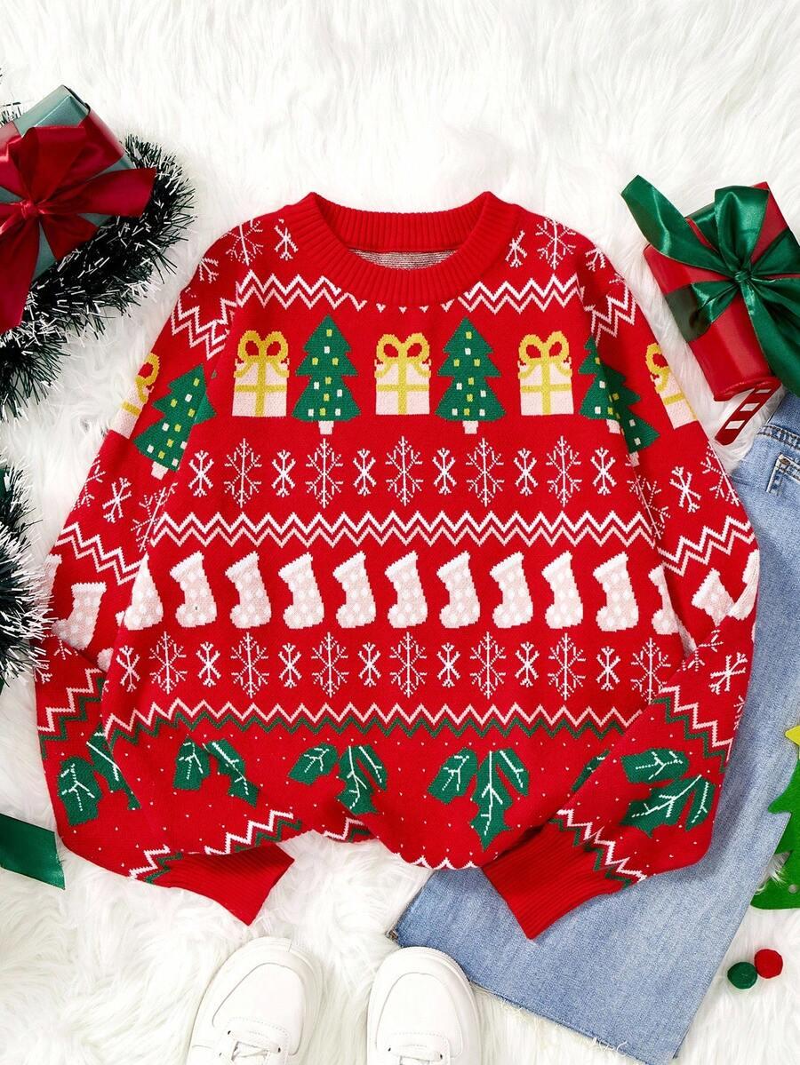 świąteczny sweter wzór