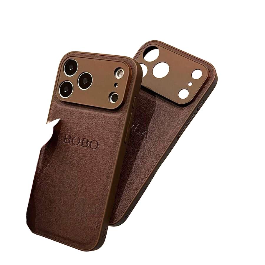 brązowe etui na telefon iphone 17