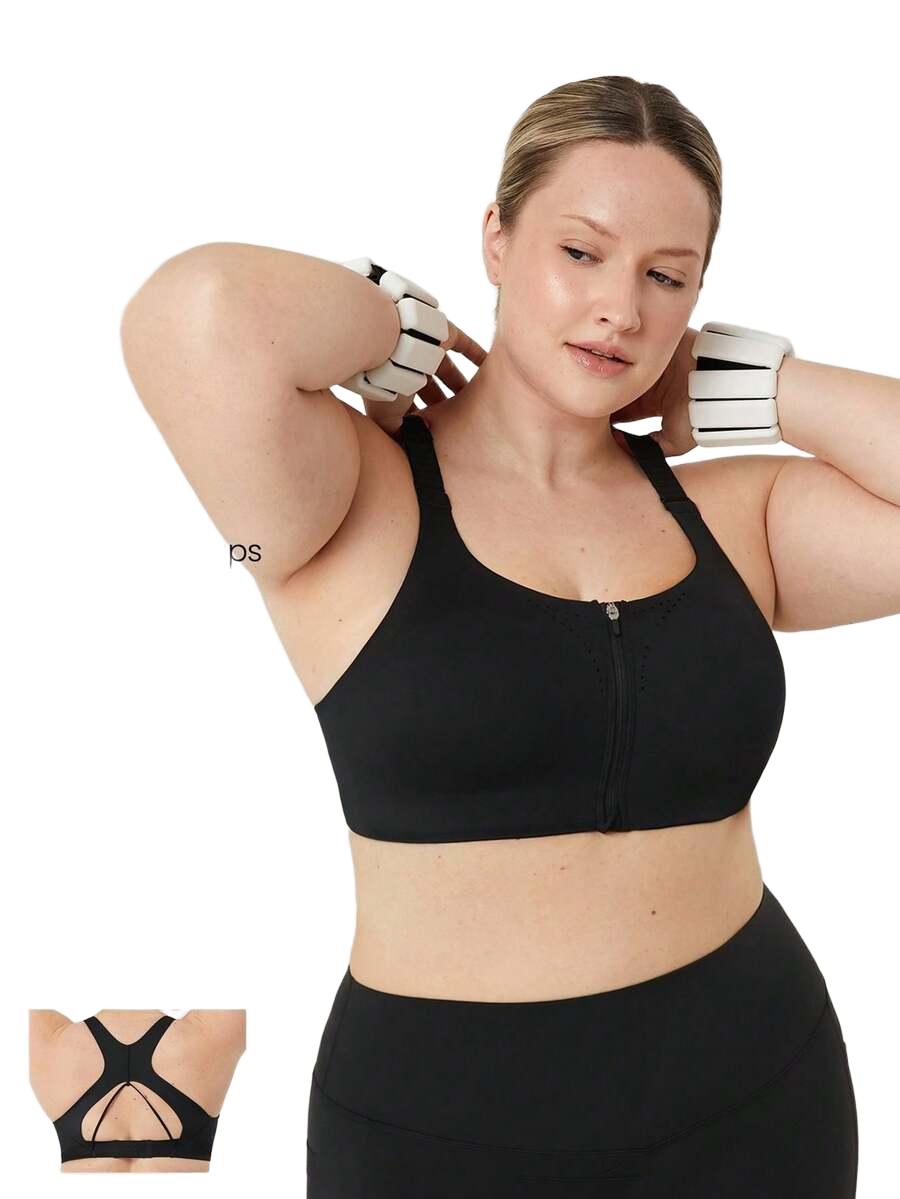 czarny sportowy top