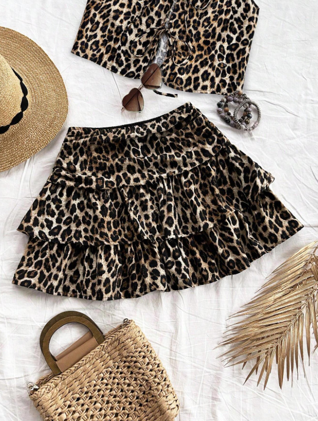 MINI SPÓDNICA ANIMAL PRINT 