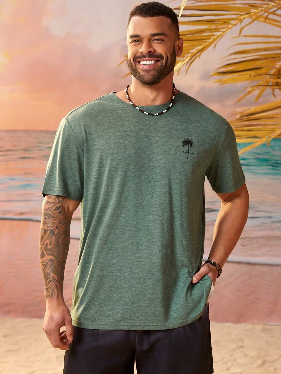 ZIELONY T-SHIRT KRÓTKI RĘKAW