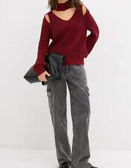 SWETER DAMSKI GOLF BAWEŁNIANY