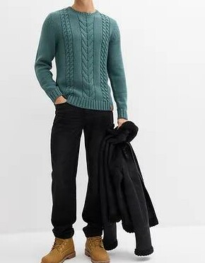 SWETER MĘSKI ZIELONY