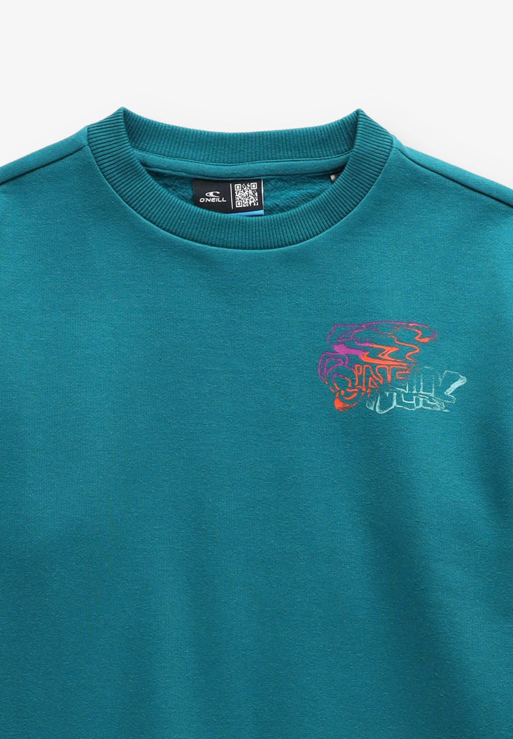 NIEBIESKA BLUZA napis logo 4750017-15033