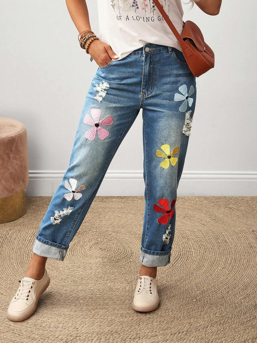 NIEBIESKIE SPODNIE JEANS