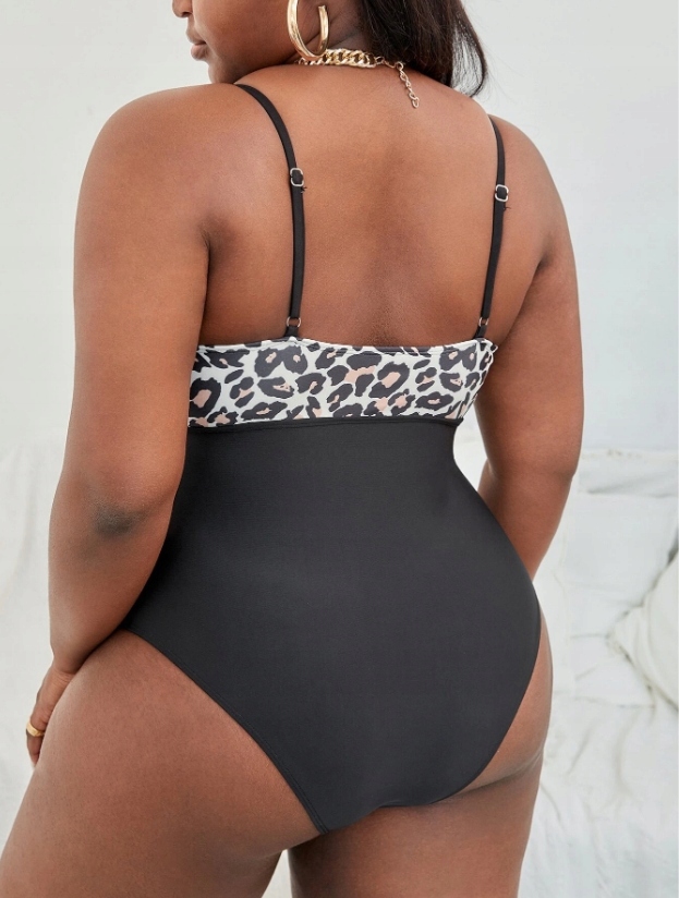 jednoczęściowy STRÓJ kąpielowy animal print
