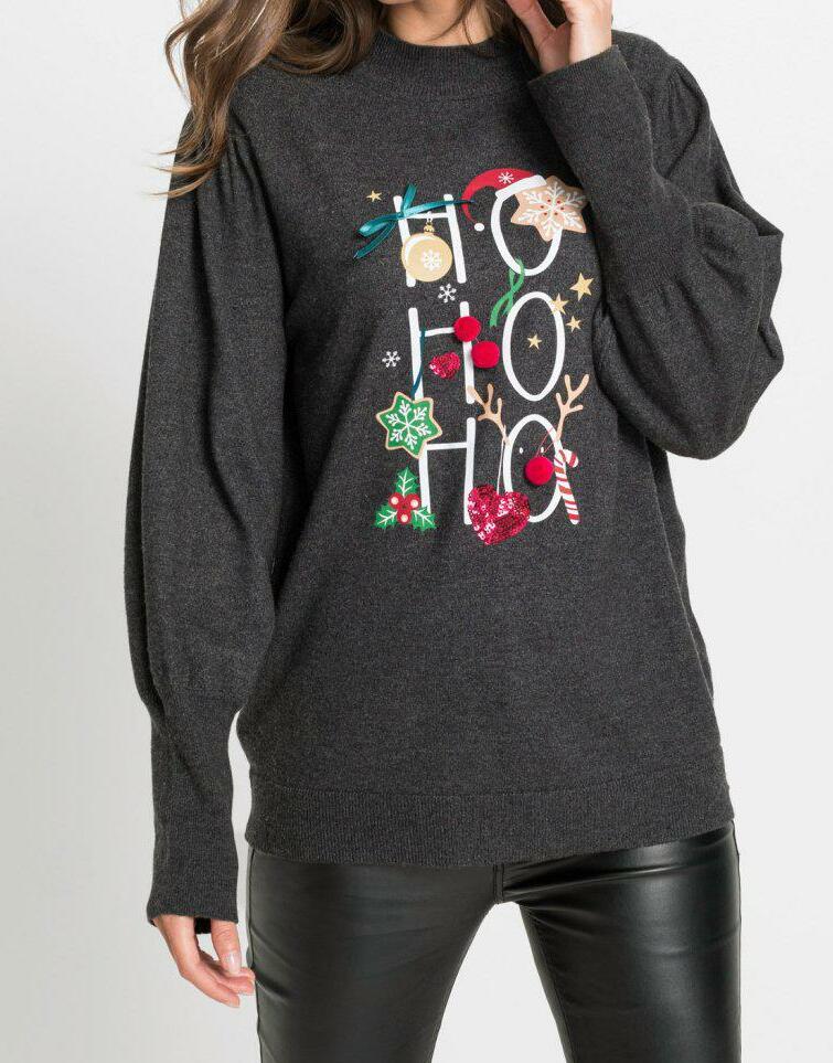 SWETER Z NADRUKIEM 