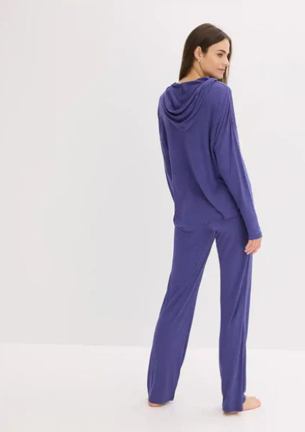 FIOLETOWA BLUZA SPODNIE KOMPLET