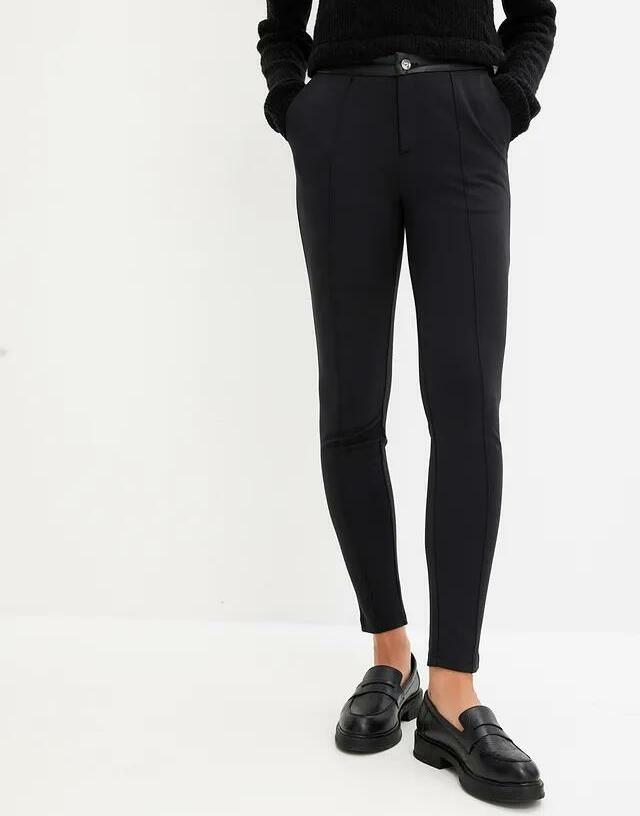 CZARNE LEGGINSY CASUAL