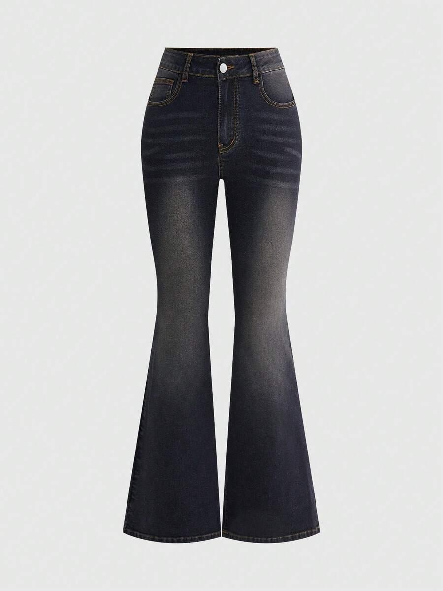 SPODNIE JEANS WIĄZANIE