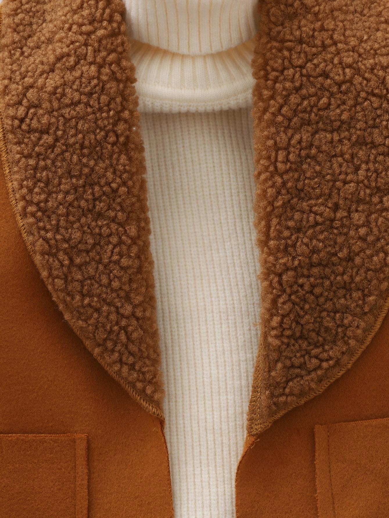 płaszcz beret komplet