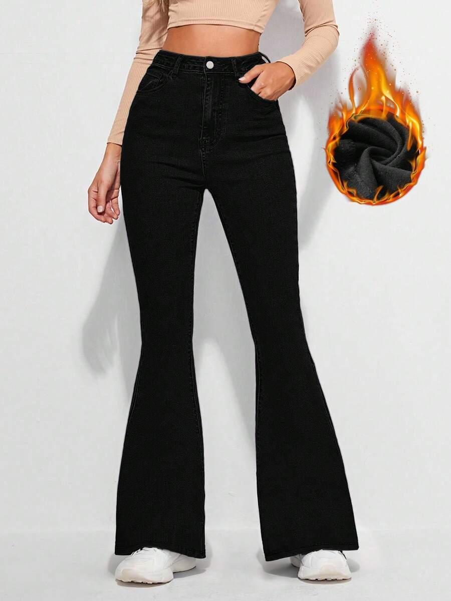 spodnie jeans dzwony 