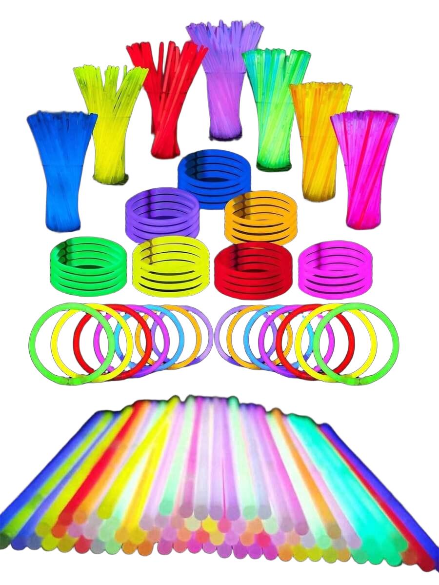 bransoletki pałeczki fluorescencyjne 10-pack