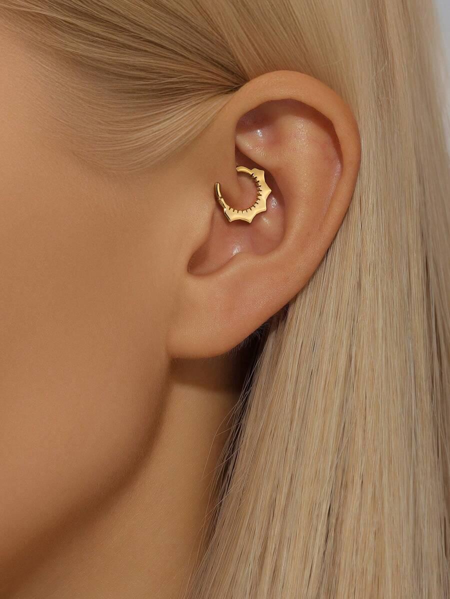zŁOTY KOLCZYK PIERCING
